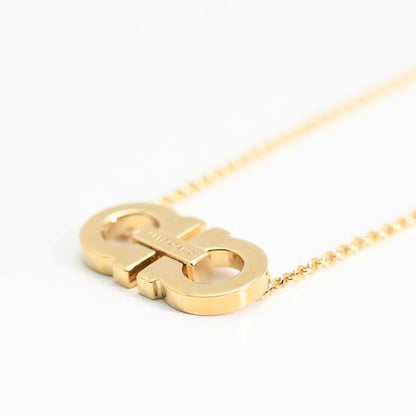 FERRAGAMO フェラガモ ダブル・ガンチーニ ネックレス