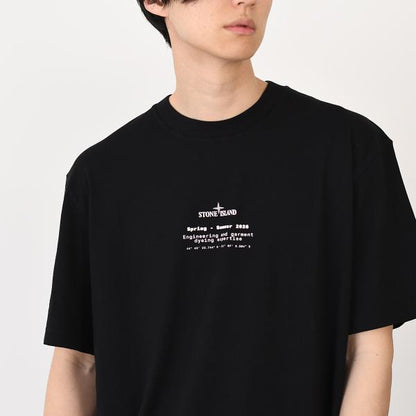 STONE ISLAND 스톤 아일랜드 2100001 Stone 프린트 T셔츠 레귤러 피트 