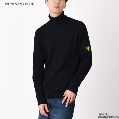 STONE ISLAND ストーンアイランド 5100052 タートルネックニット リブトリム