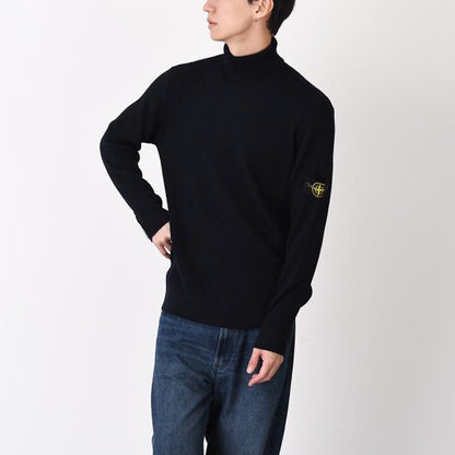 STONE ISLAND ストーンアイランド 5100052 タートルネックニット リブトリム