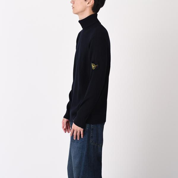 STONE ISLAND ストーンアイランド 5100052 タートルネックニット リブトリム