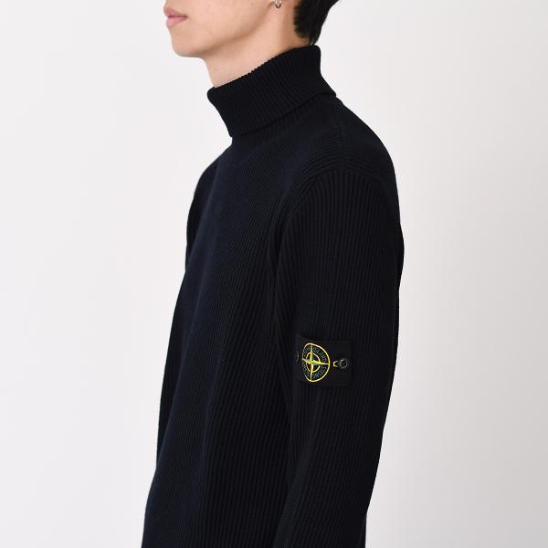 STONE ISLAND ストーンアイランド 5100052 タートルネックニット リブトリム