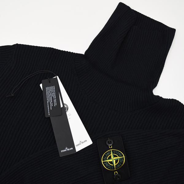 STONE ISLAND ストーンアイランド 5100052 タートルネックニット リブトリム