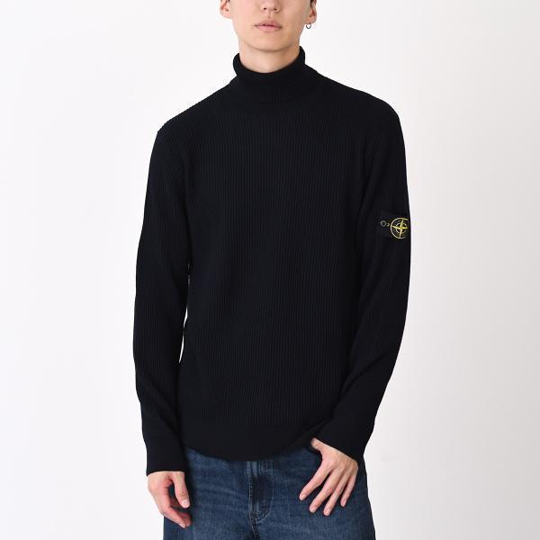 STONE ISLAND ストーンアイランド 5100052 タートルネックニット リブトリム