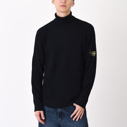 STONE ISLAND ストーンアイランド 5100052 タートルネックニット リブトリム