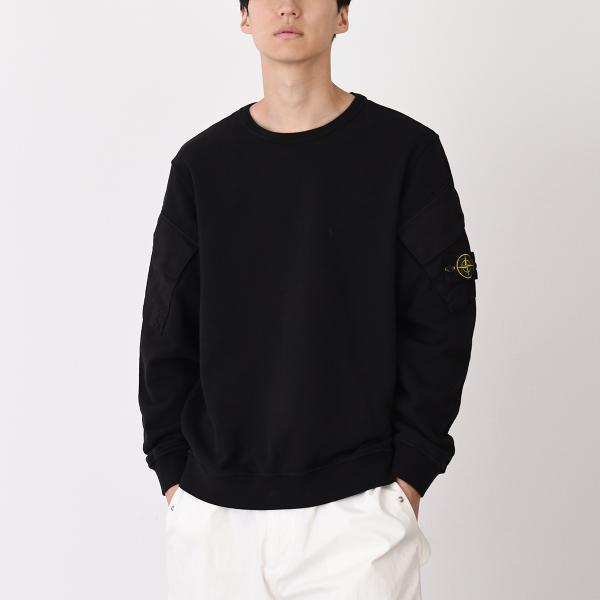 STONE ISLAND ストーンアイランド 6100008 オーガニックコットンフリース スウェットシャツ レギュラーフィット