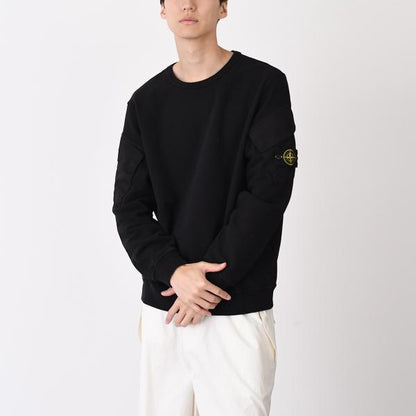STONE ISLAND ストーンアイランド 6100008 オーガニックコットンフリース スウェットシャツ レギュラーフィット