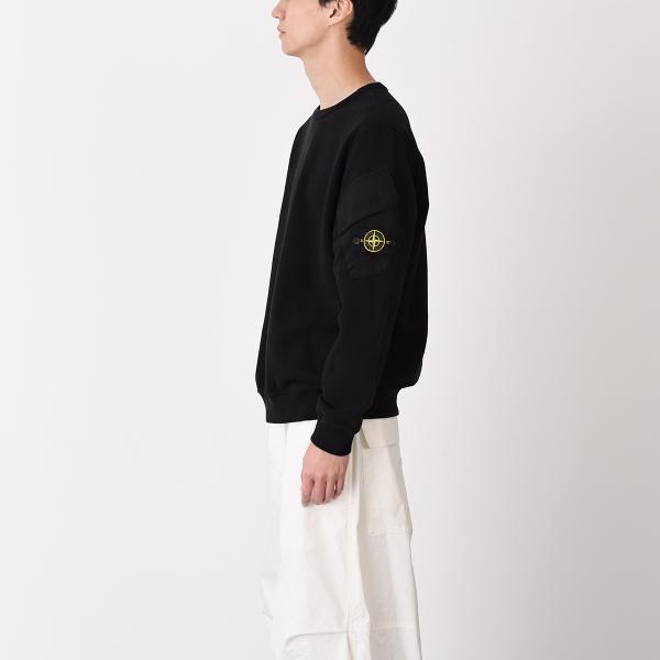 STONE ISLAND ストーンアイランド 6100008 オーガニックコットンフリース スウェットシャツ レギュラーフィット