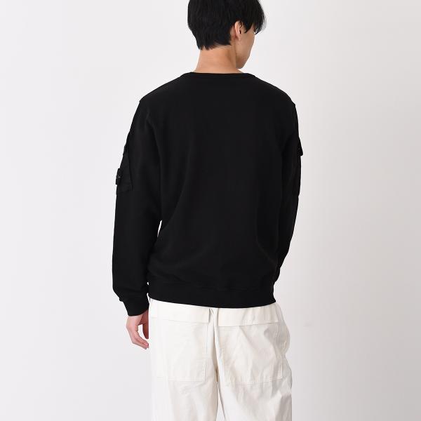 STONE ISLAND ストーンアイランド 6100008 オーガニックコットンフリース スウェットシャツ レギュラーフィット