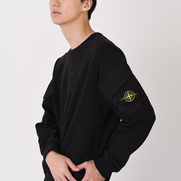 STONE ISLAND ストーンアイランド 6100008 オーガニックコットンフリース スウェットシャツ レギュラーフィット