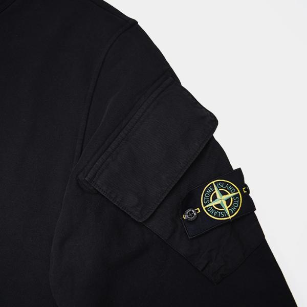 STONE ISLAND ストーンアイランド 6100008 オーガニックコットンフリース スウェットシャツ レギュラーフィット