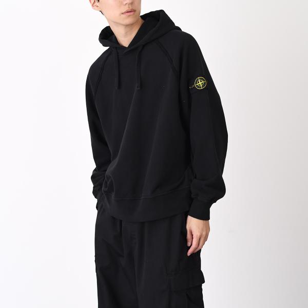 STONE ISLAND ストーンアイランド 6100023 オーガニックコットンフリース スウェットパーカー オーバーサイズフィット