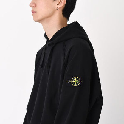 STONE ISLAND ストーンアイランド 6100023 オーガニックコットンフリース スウェットパーカー オーバーサイズフィット
