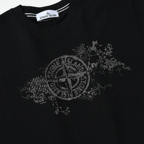 STONE ISLAND CAMO THREE EMBROIDERY T-SHIRT 