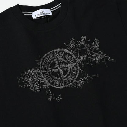 STONE ISLAND CAMO THREE EMBROIDERY T-SHIRT 
