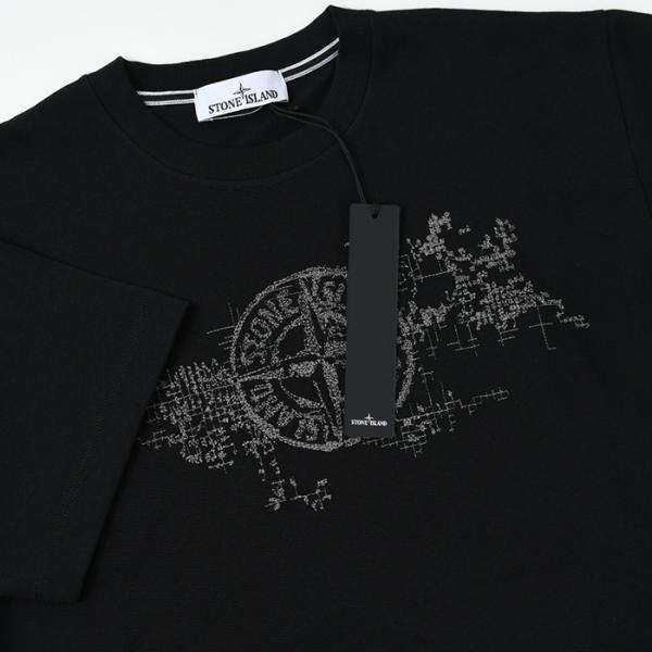 STONE ISLAND CAMO THREE EMBROIDERY T-SHIRT 