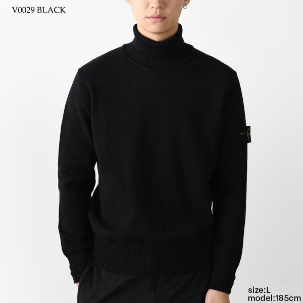 STONE ISLAND 505A2 WINTER COTTON ルーズフィット タートルネックセーター