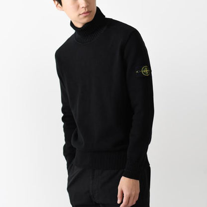 STONE ISLAND 505A2 WINTER COTTON ルーズフィット タートルネックセーター