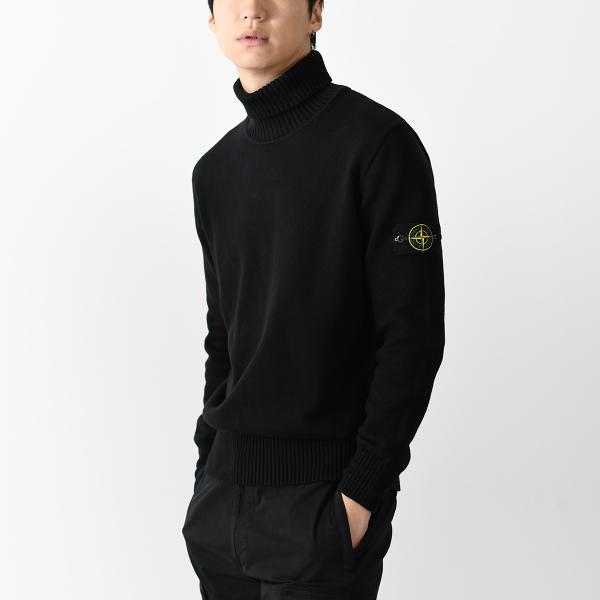 STONE ISLAND 505A2 WINTER COTTON ルーズフィット タートルネックセーター