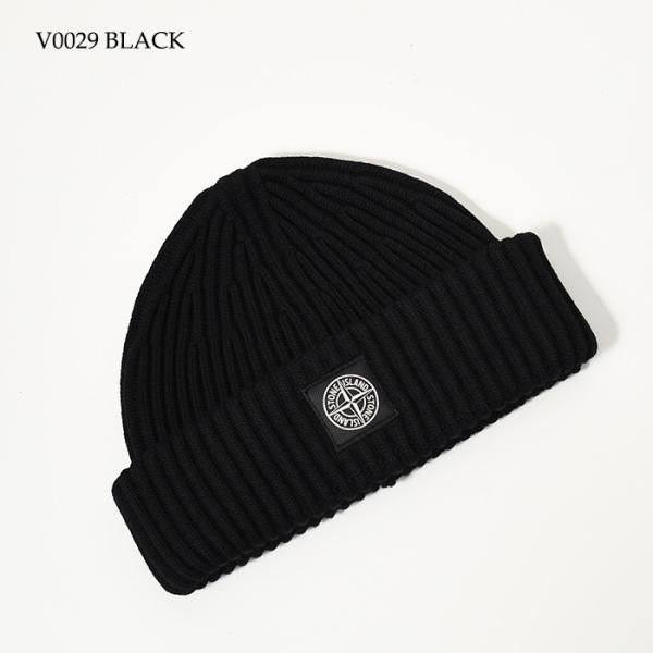 STONE ISLAND N22C3 FULL RIB RWS WOOL ビーニー