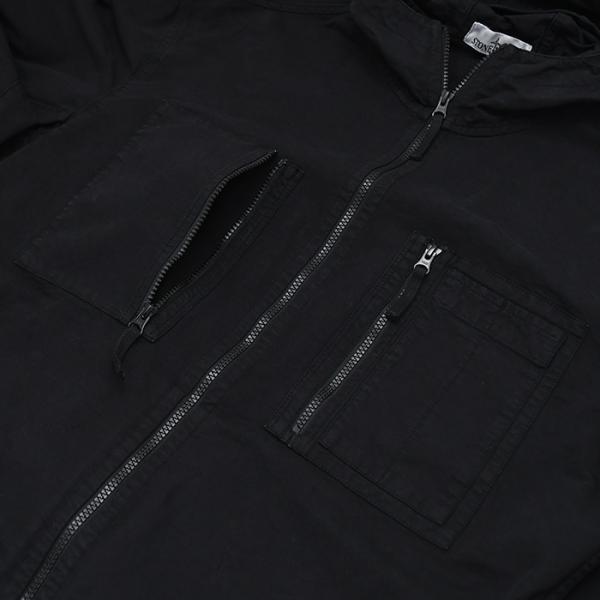 STONE ISLAND ORGANIC COTTON RIPSTOP フード付き ジャケット