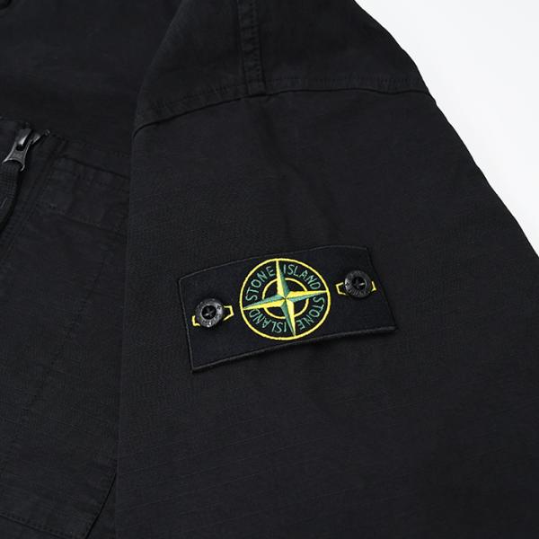 STONE ISLAND ORGANIC COTTON RIPSTOP フード付き ジャケット