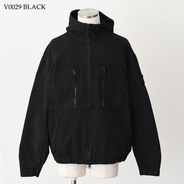 STONE ISLAND ORGANIC COTTON RIPSTOP フード付き ジャケット