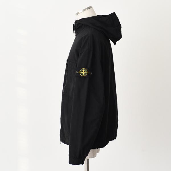 STONE ISLAND ORGANIC COTTON RIPSTOP フード付き ジャケット