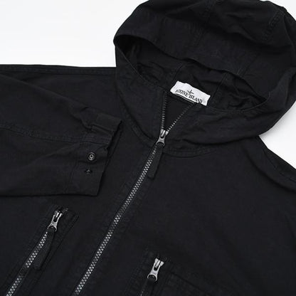 STONE ISLAND ORGANIC COTTON RIPSTOP フード付き ジャケット