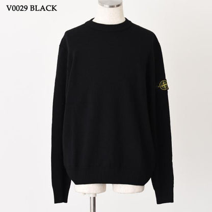 STONE ISLAND PURE RWS WOOL クルーネックニット