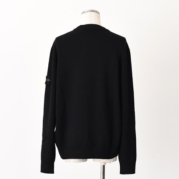 STONE ISLAND PURE RWS WOOL クルーネックニット