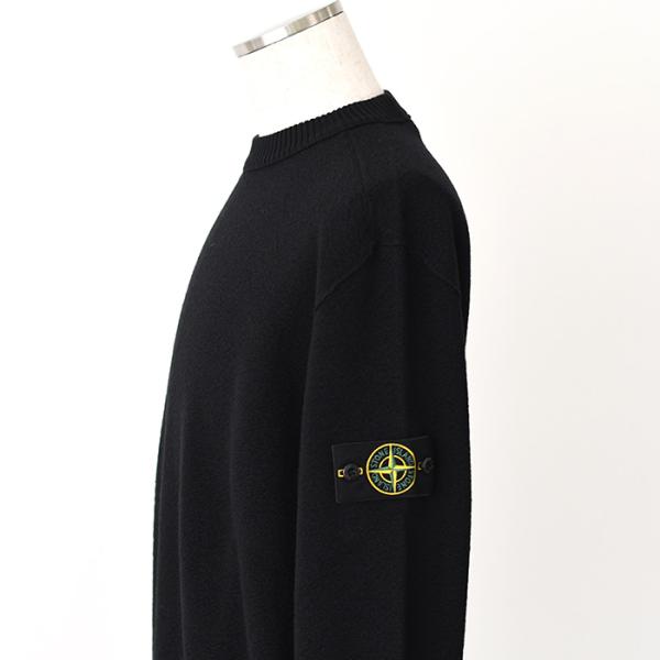 STONE ISLAND PURE RWS WOOL クルーネックニット