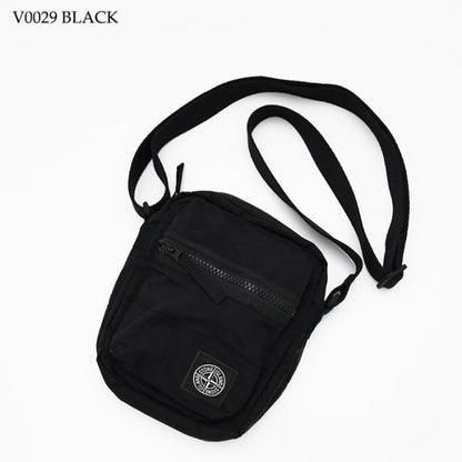STONE ISLAND エコニル コーティングナイロンメタル クロスボディバッグ