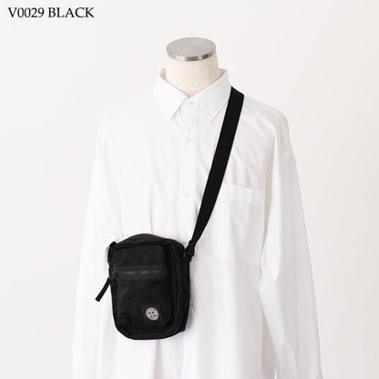 STONE ISLAND エコニル コーティングナイロンメタル クロスボディバッグ