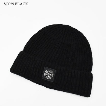 STONE ISLAND RWS GEELONG WOOL リブニット ビーニー