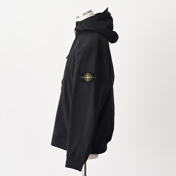 STONE ISLAND SOFT SHELL-R_E.DYE TECHNOLOGY フード付きジャケット