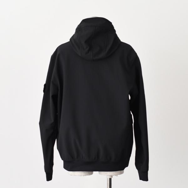 STONE ISLAND SOFT SHELL-R_E.DYE TECHNOLOGY フード付きジャケット