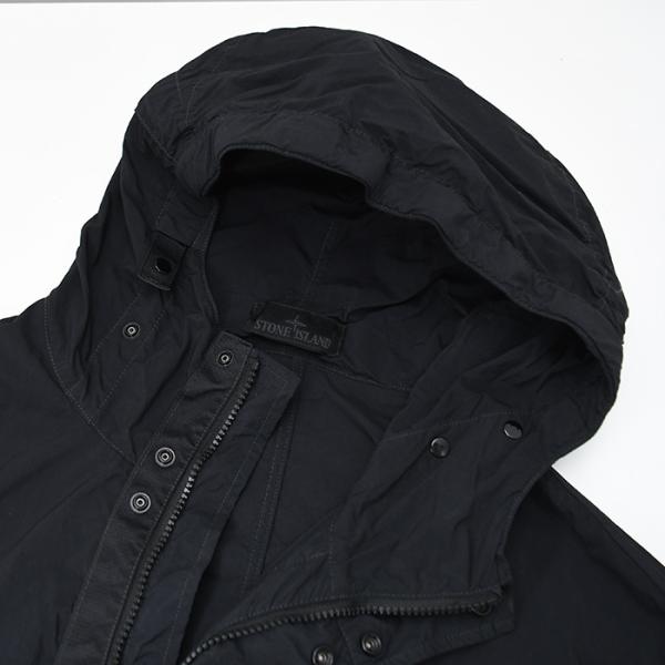 STONE ISLAND SMERIGLIATO_S.I. GHOST ショートパーカー