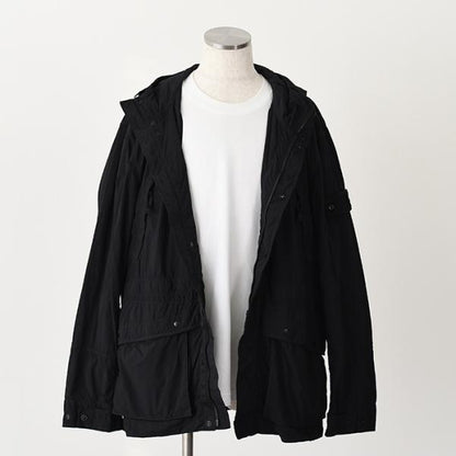 STONE ISLAND SMERIGLIATO_S.I. GHOST ショートパーカー