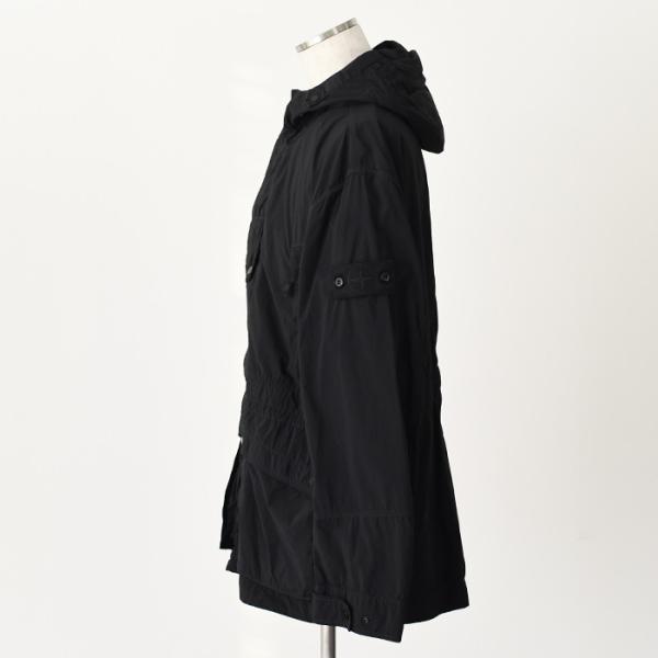 STONE ISLAND SMERIGLIATO_S.I. GHOST ショートパーカー