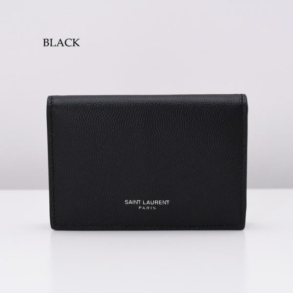 SAINT LAURENT カーフレザー カードケース