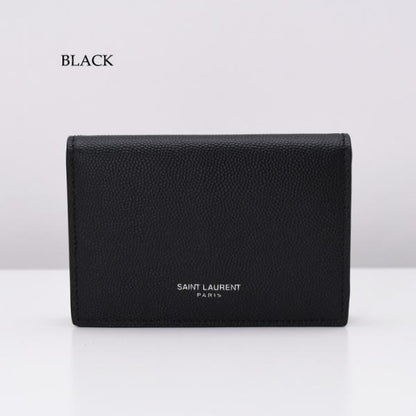 SAINT LAURENT カーフレザー カードケース