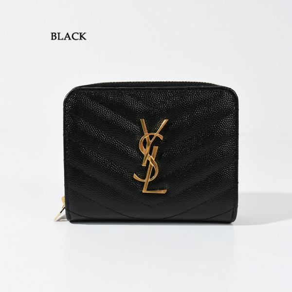 SAINT LAURENT モノグラム コンパクト ジップアラウンド ウォレット
