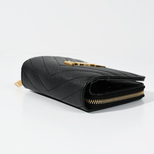 SAINT LAURENT モノグラム コンパクト ジップアラウンド ウォレット