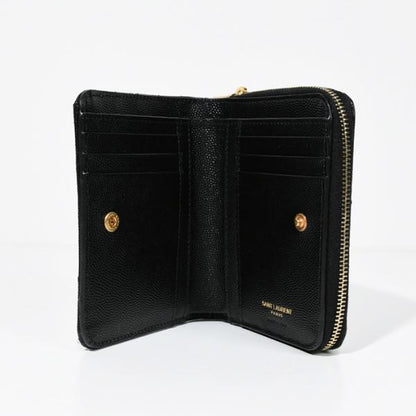 SAINT LAURENT モノグラム コンパクト ジップアラウンド ウォレット