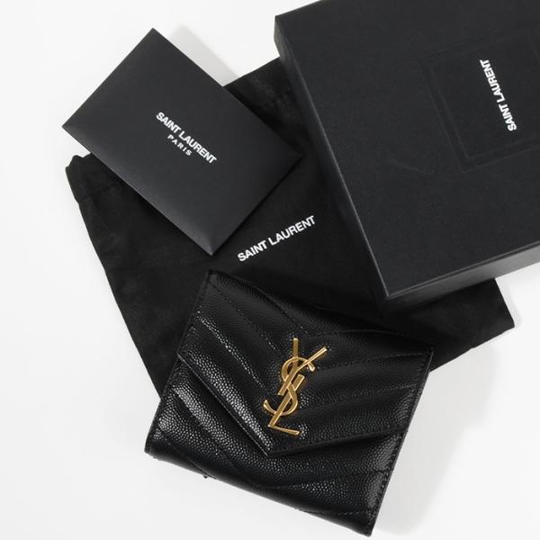 SAINT LAURENT モノグラム マルチフォールドウォレット