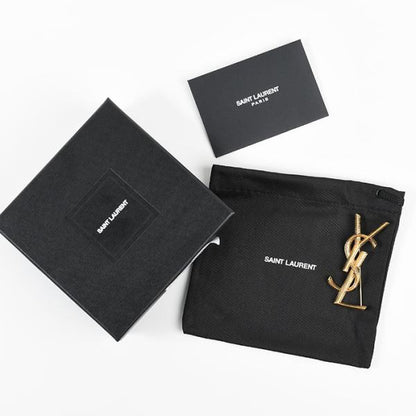 SAINT LAURENT オピウム YSL スネークメタルブローチ