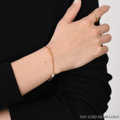 SAINT LAURENT オピウム ハートブレスレット