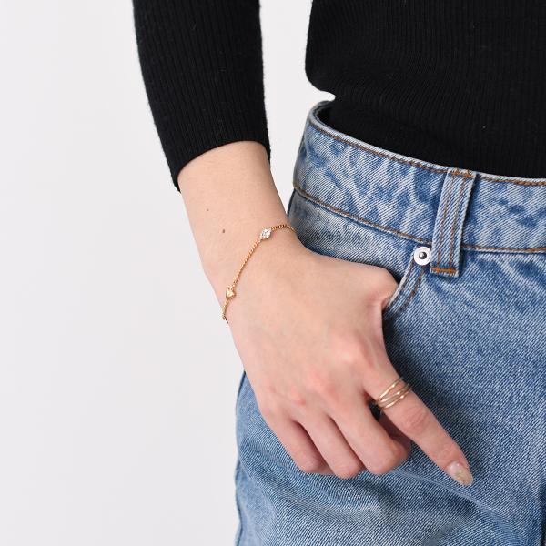 SAINT LAURENT オピウム ハートブレスレット