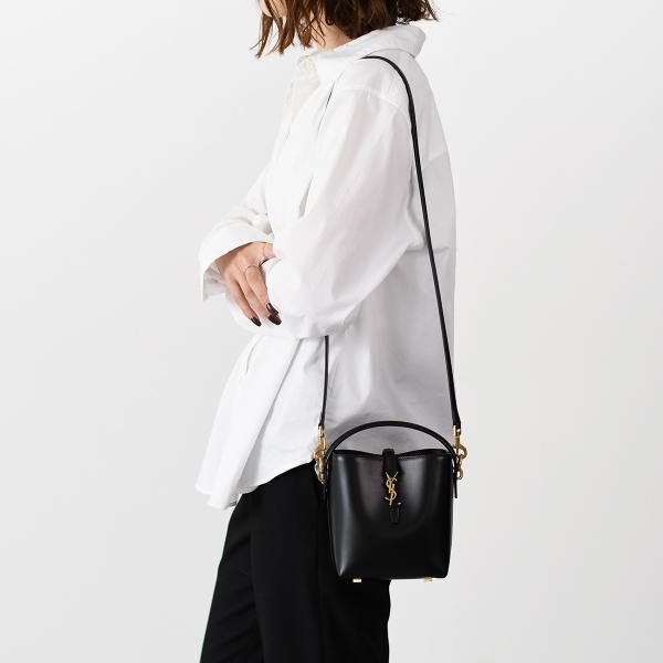 SAINT LAURENT LE 37 ミニ シャイニーレザー